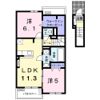 ベルフェルトの間取り画像