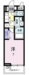 プリムローズKⅤの間取り画像