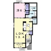 フローラシオン森の間取り画像