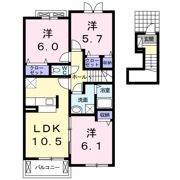 レジデンシアCの間取り画像