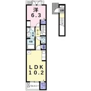 ココ浜田町の間取り画像