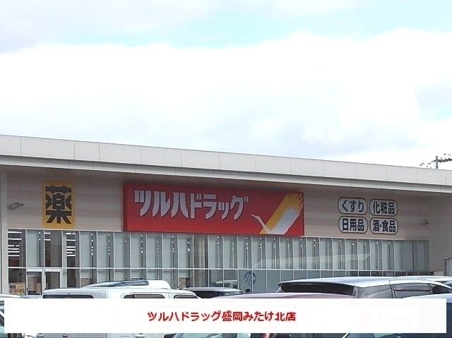 近くのツルハドラッグ盛岡みたけ北店まで270m(徒歩4分)