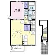オプスKAMIFUKUOKAの間取り画像
