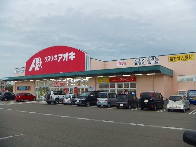 近くのクスリのアオキ上越昭和町店まで1,300m（徒歩17分）