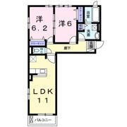 チャク壱番館の間取り画像
