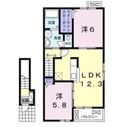 フェリーチェの間取り画像