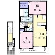ブロッサムⅠの間取り画像