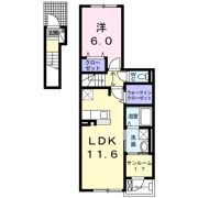 カーサメヌエット Aの間取り画像