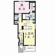 セレーノ プラシード Ⅱの間取り画像