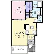 ワルド プラッツ Cの間取り画像