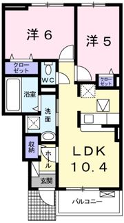 カーサ アルベロの間取り画像