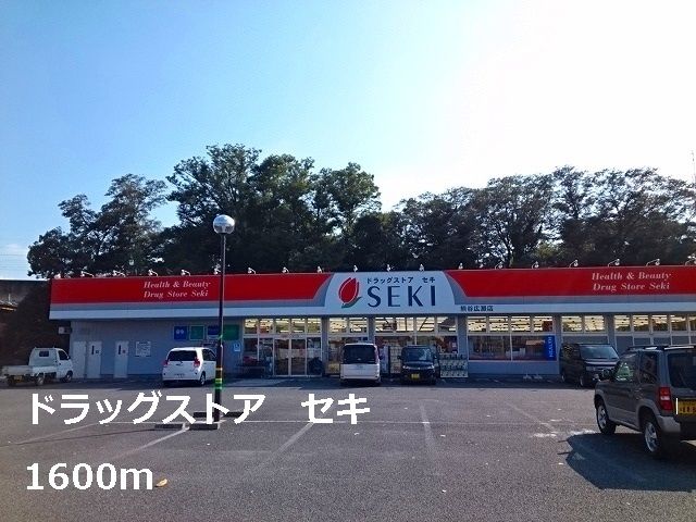 近くのドラッグストアセキまで1,600m（徒歩20分）