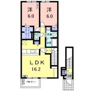 GLOIRE B（グロワール）の間取り画像