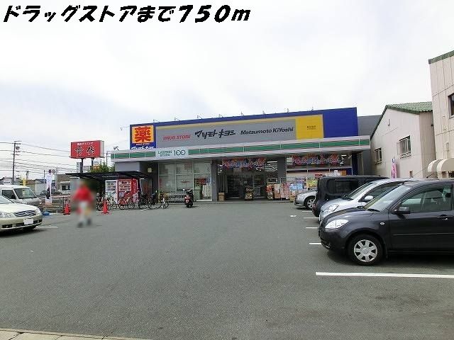 近くのマツモトキヨシまで750m（徒歩10分）