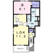 グレイスDの間取り画像