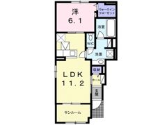 パーチェ Ⅱの間取り画像