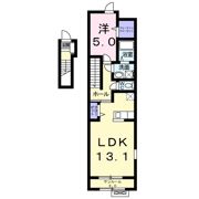 ルミアスBの間取り画像