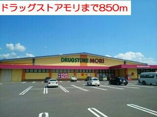 近くのドラッグストアまで850m（徒歩11分）