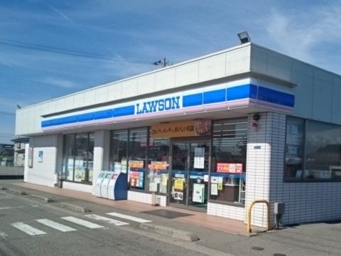 近くのローソン富山大広田店まで850m(徒歩11分)