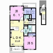 ルーストⅢの間取り画像