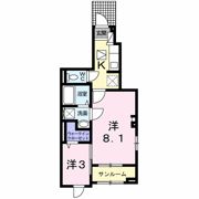 フラワー中ノ池の間取り画像