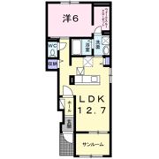 ソレイユ ルヴァン2の間取り画像