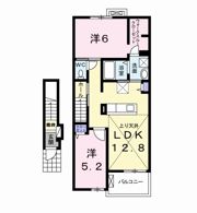 ソレイユ ルヴァン2の間取り画像