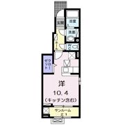 ラ・セーヌ みよいⅠの間取り画像