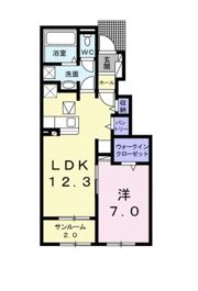 スリーリーフクローバーY.TⅠの間取り画像