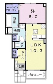 パンテオン新守山Ⅰの間取り画像