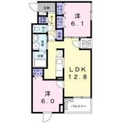 ピュアコートⅥの間取り画像