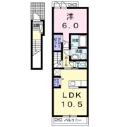 ベルメゾン カサガミの間取り画像