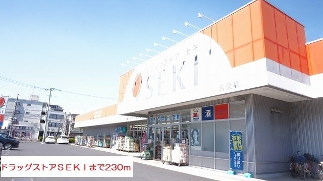 近くのドラッグストアＳＥＫＩまで230m（徒歩3分）