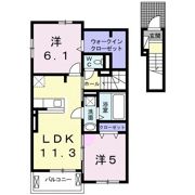 ジェイドAの間取り画像