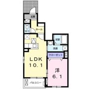 リヴェール壱番館の間取り画像