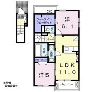 ラマニアⅠの間取り画像