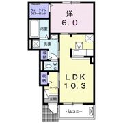 ラマニアⅡの間取り画像