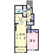 コロレ フルールの間取り画像