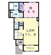ファミール セシルの間取り画像