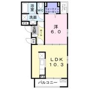 リヴィエール綾瀬の間取り画像