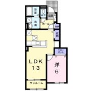 クローバー Aの間取り画像