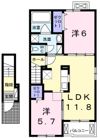 コンコルド ラ ファイエットⅡの間取り画像