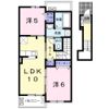 ひなたⅡBの間取り画像