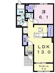 ガーデン ラベンダーの間取り画像