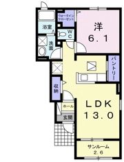 ガーデン ラベンダーの間取り画像