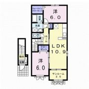 クレメンティア Aの間取り画像