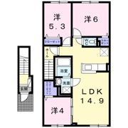 SERENO Ⅲの間取り画像
