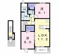 ボヌールKM Cの間取り画像