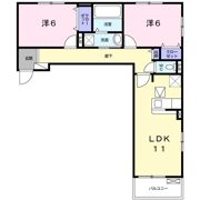 ハイビスカス Ⅲの間取り画像