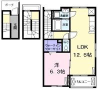 ボヌール Ⅰの間取り画像